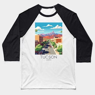 A Pop Art Travel Print of Tucson - Arizona - US Baseball T-Shirt